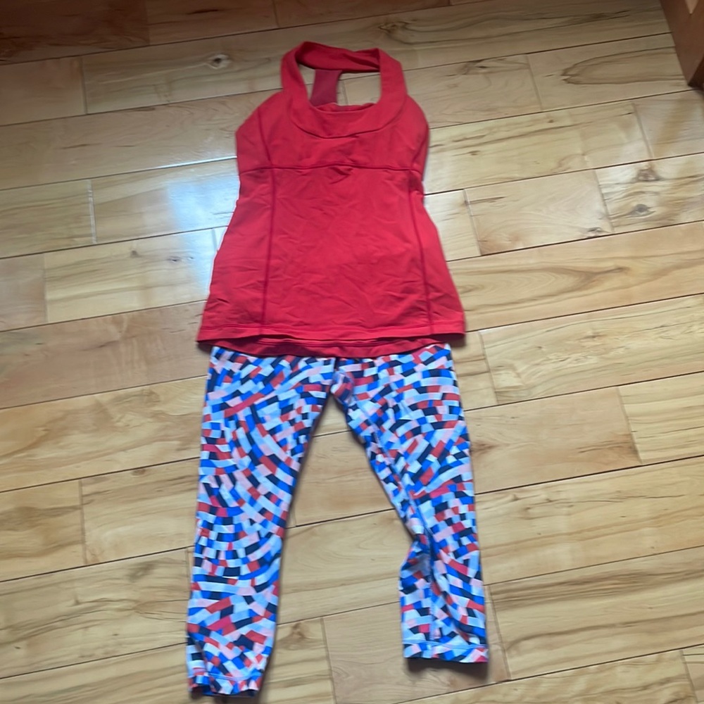 Lululemon workout outfit